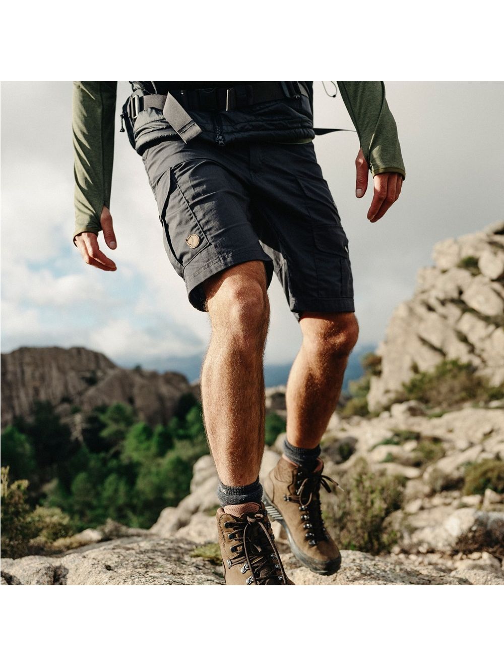 Fjall Raven Barents Pro Shorts M Terracotta Brown Wandelshorts