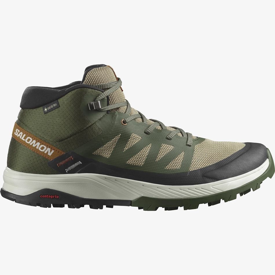 De Salomon Outrise Mid GTX Koop je bij Ronald Adventure Shop