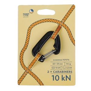 Ticket to the Moon Carabiner 10kN - Paar