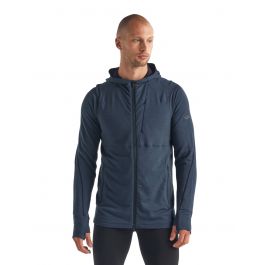 Icebreaker mens quantum ii ls zip hood 2025